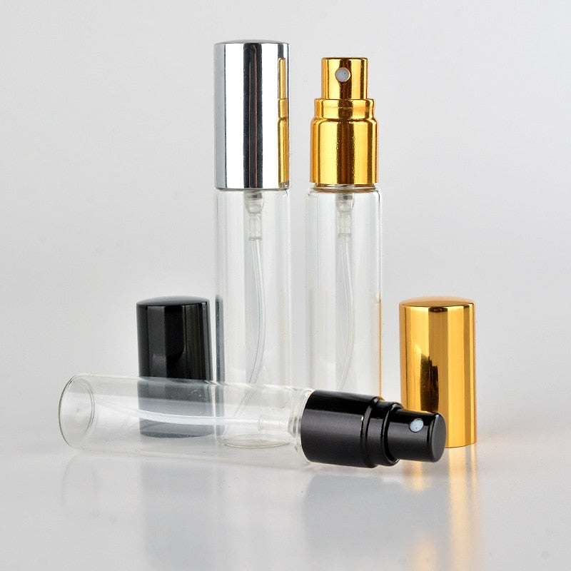 Clear Glass Perfume Spray Bottle Mini Empty Spray Refillable Bottle